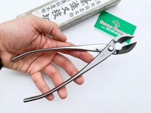 Kềm cạp xéo thép trắng Kaneshin Nhật Bản 205 mm