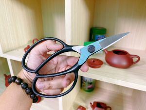 Kéo tỉa lá, chi dăm thép luyện kiếm Nhật  OKATSUNE 210mm nội địa Nhật Bản